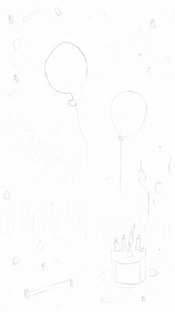 coloriage joyeux anniversaire pdf